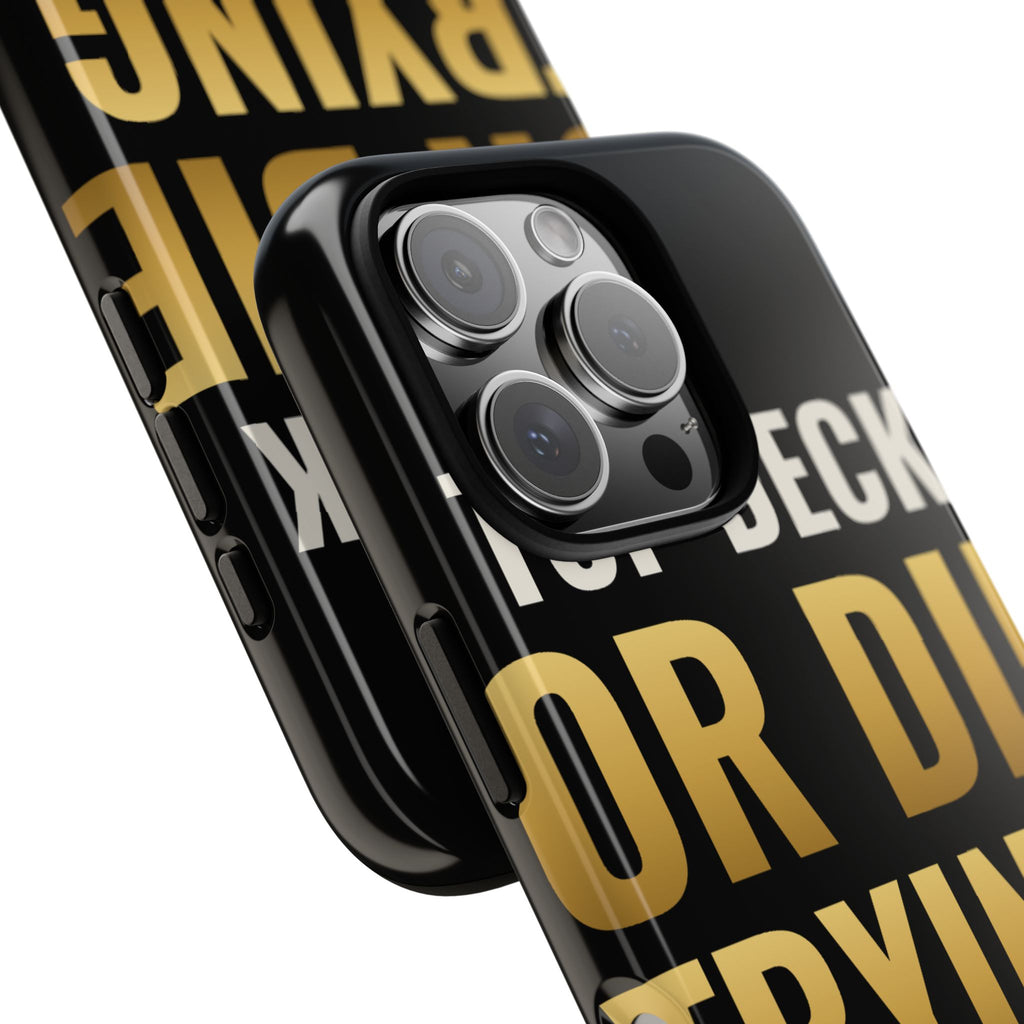 Top Deck Or Die Trying iPhone Case