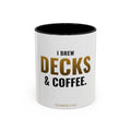 I Brew Decks & Coffee Mug – funny trading card coffee mug by Cards2Go