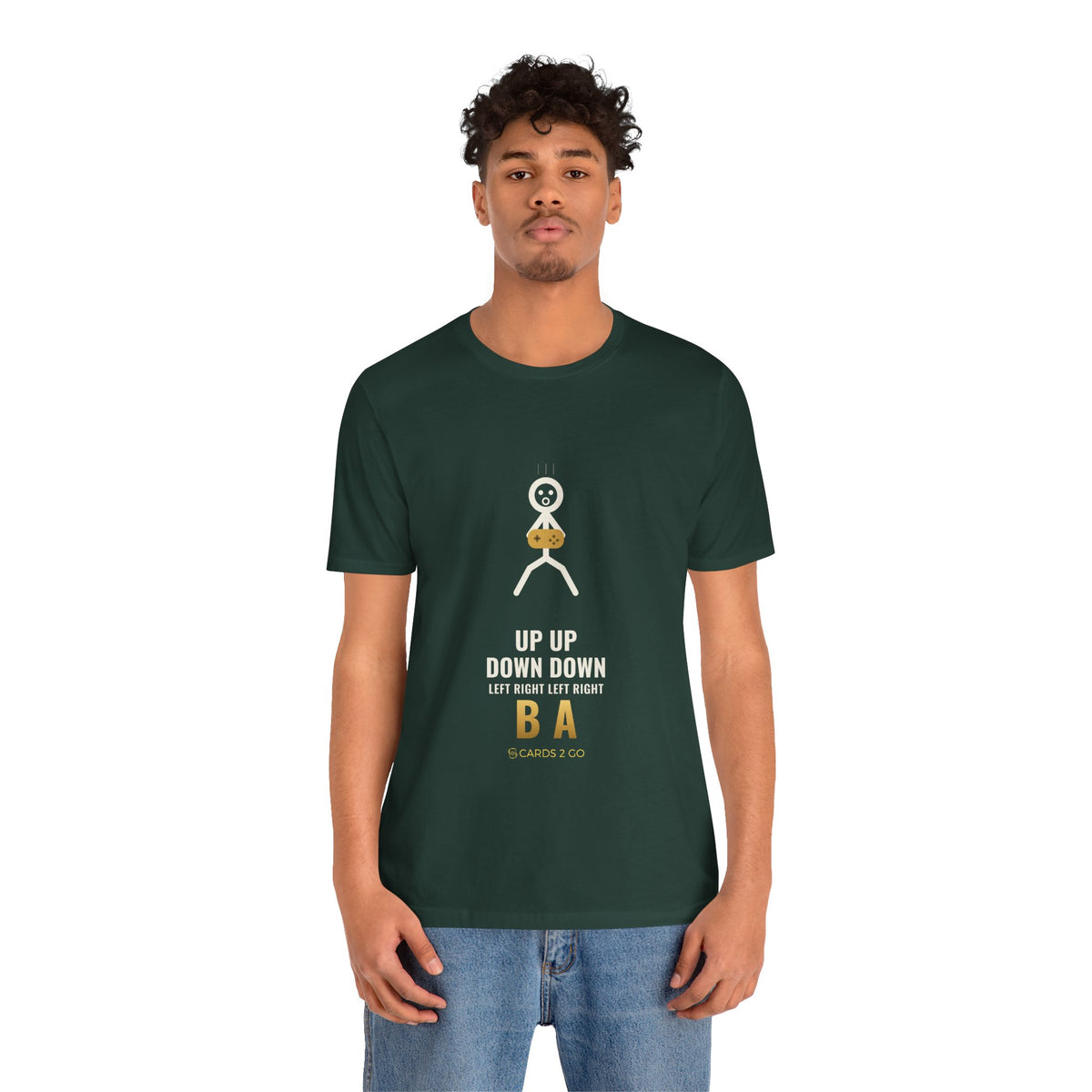 Up Up Down Down Illustrated Tee