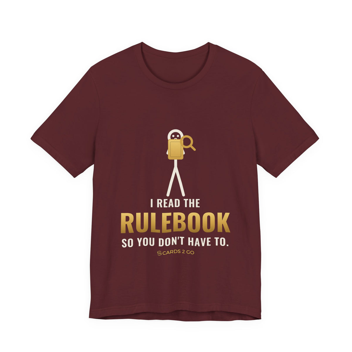 I Read The Rulebook So You Don't Have To Illustrated Tee