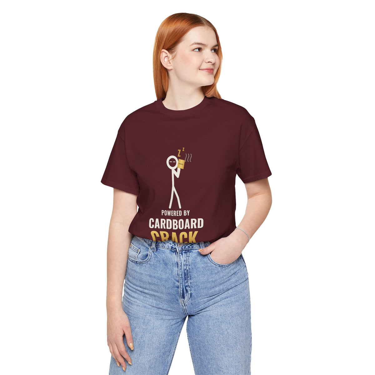 Powered By Cardboard Crack Illustrated Tee