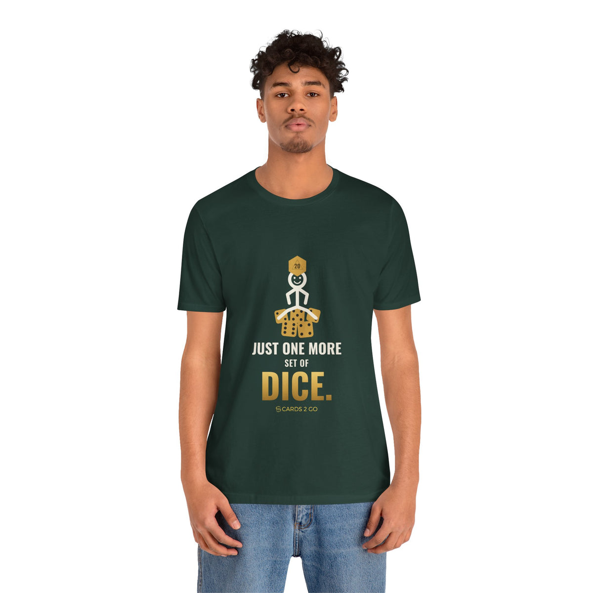 Just One More Set Of Dice Illustrated Tee