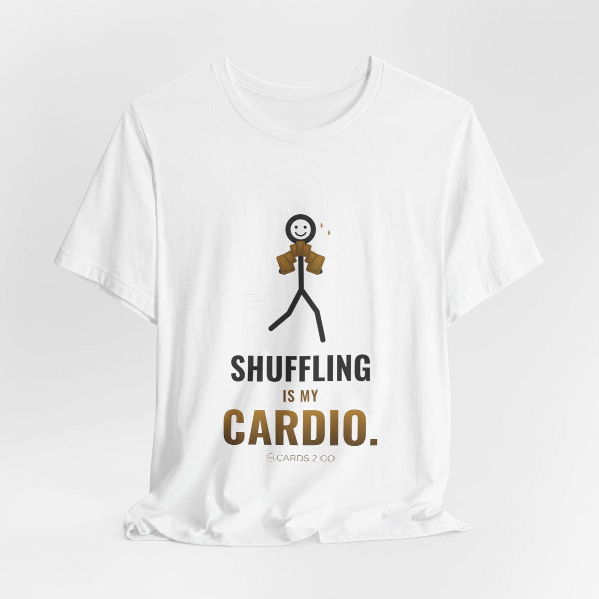 Shuffling Is My Cardio Illustrated Tee