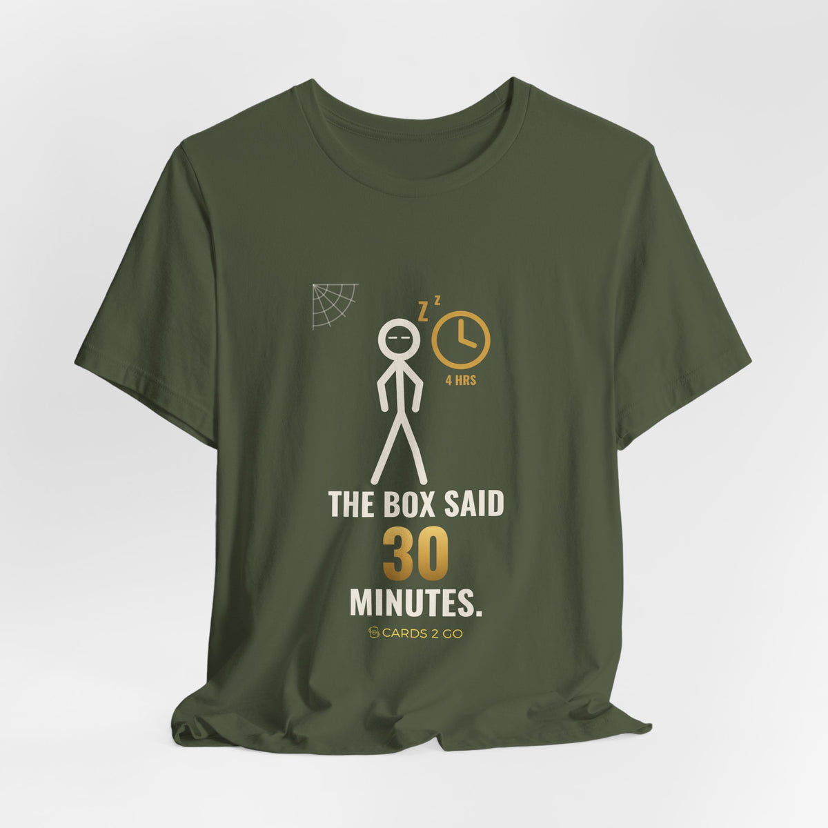 The Box Said 30 Minutes Illustrated Tee
