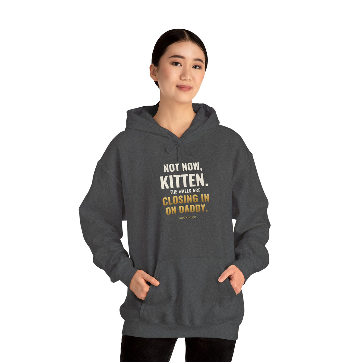 Not Now Kitten, The Walls Are Closing In On Daddy Hoodie