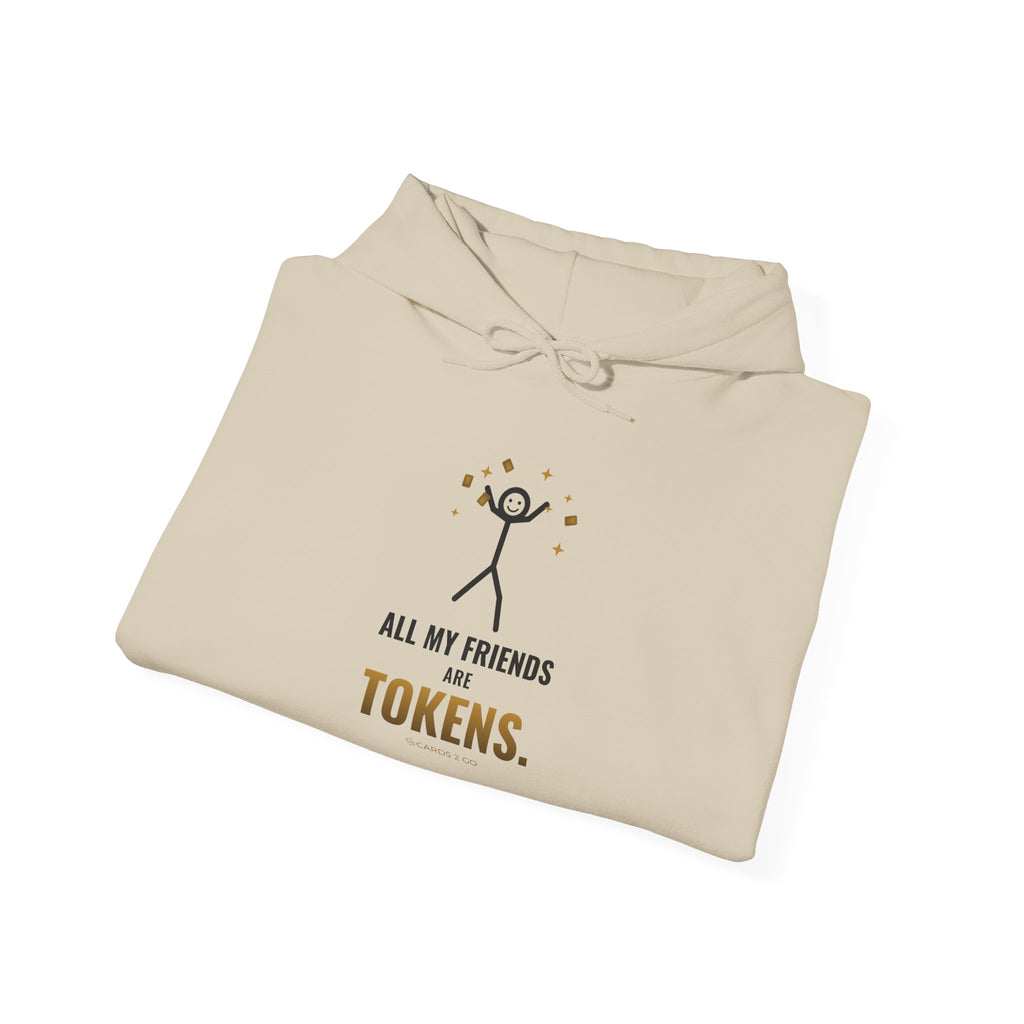 All My Friends Are Tokens Illustrated Hoodie