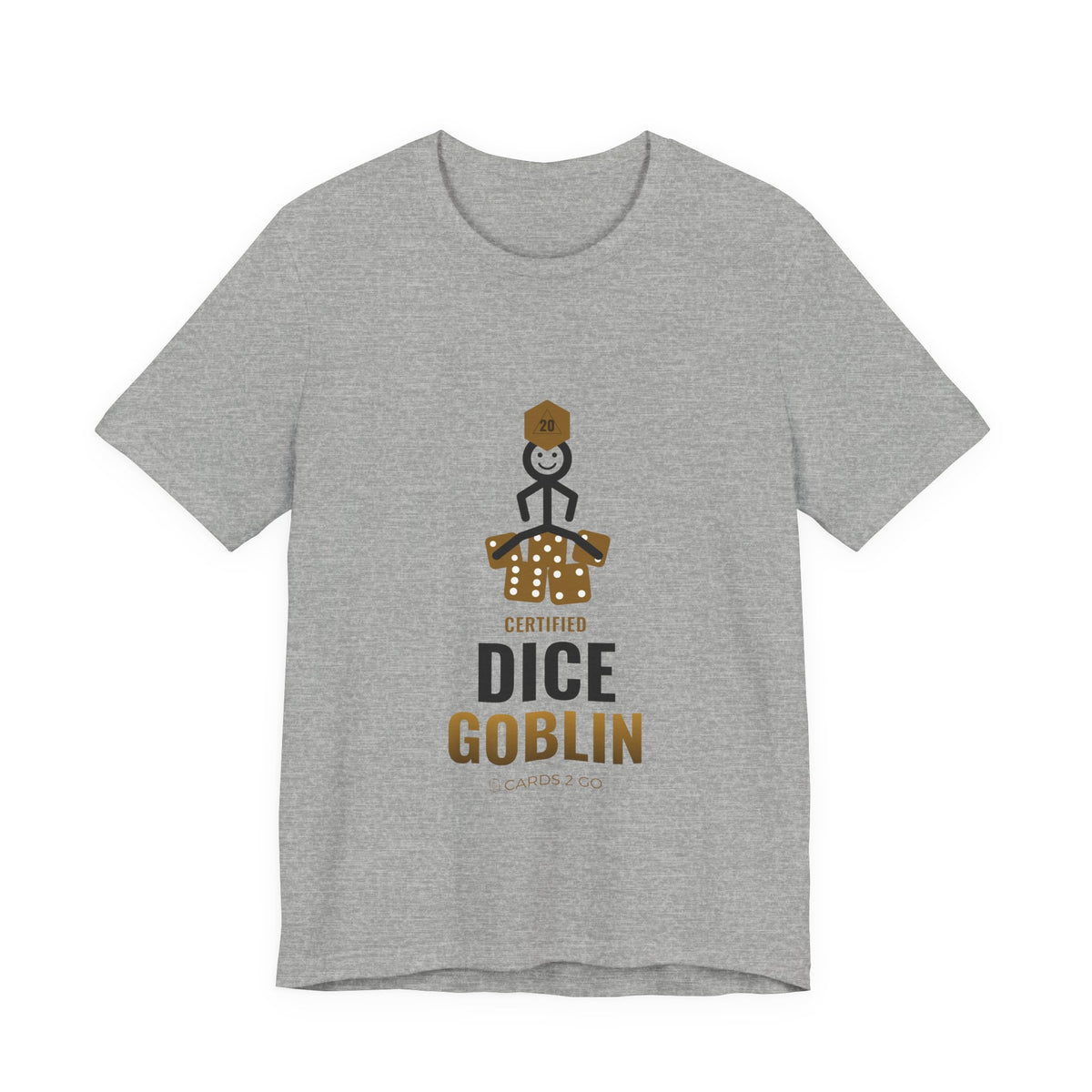 Certified Dice Goblin Illustrated Tee
