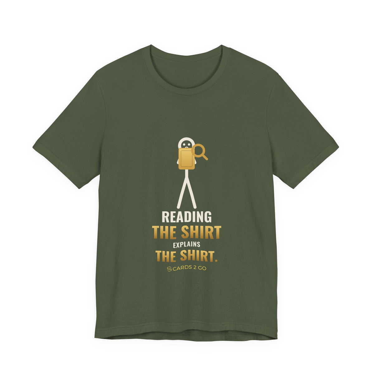 Reading The Shirt Explains The Shirt Illustrated Tee
