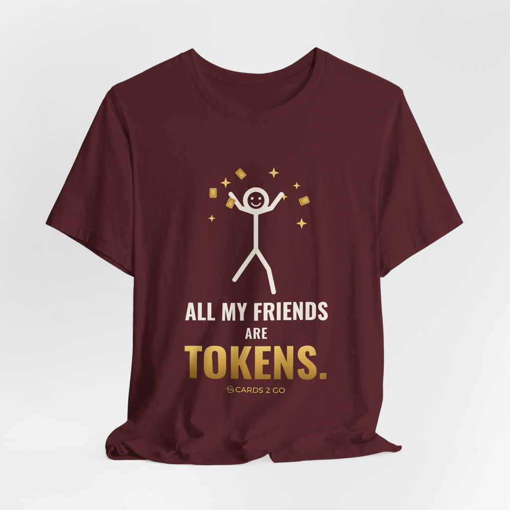 All My Friends Are Tokens Illustrated Tee