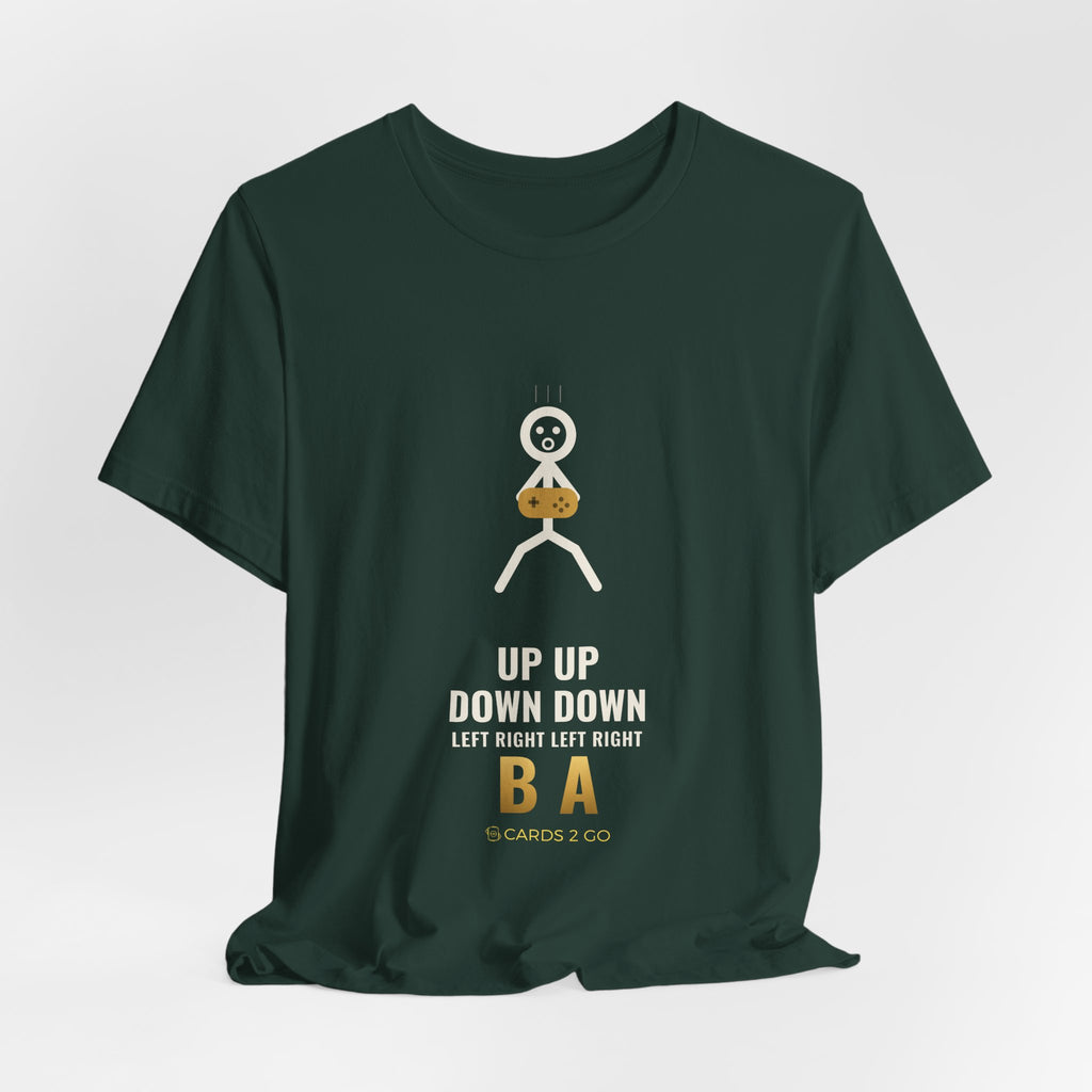 Up Up Down Down Illustrated Tee