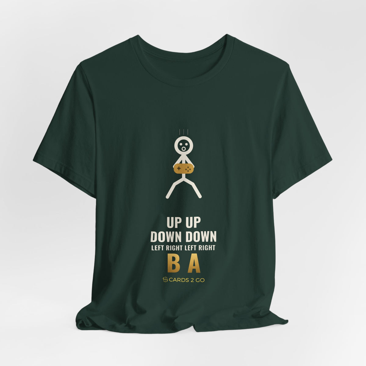 Up Up Down Down Illustrated Tee