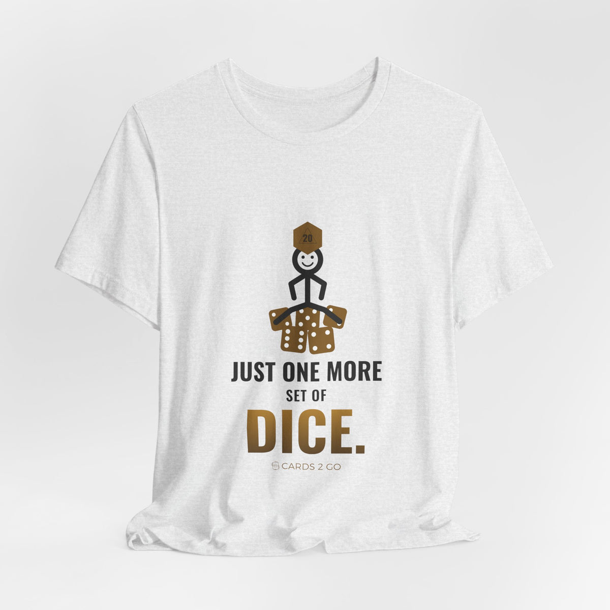 Just One More Set Of Dice Illustrated Tee