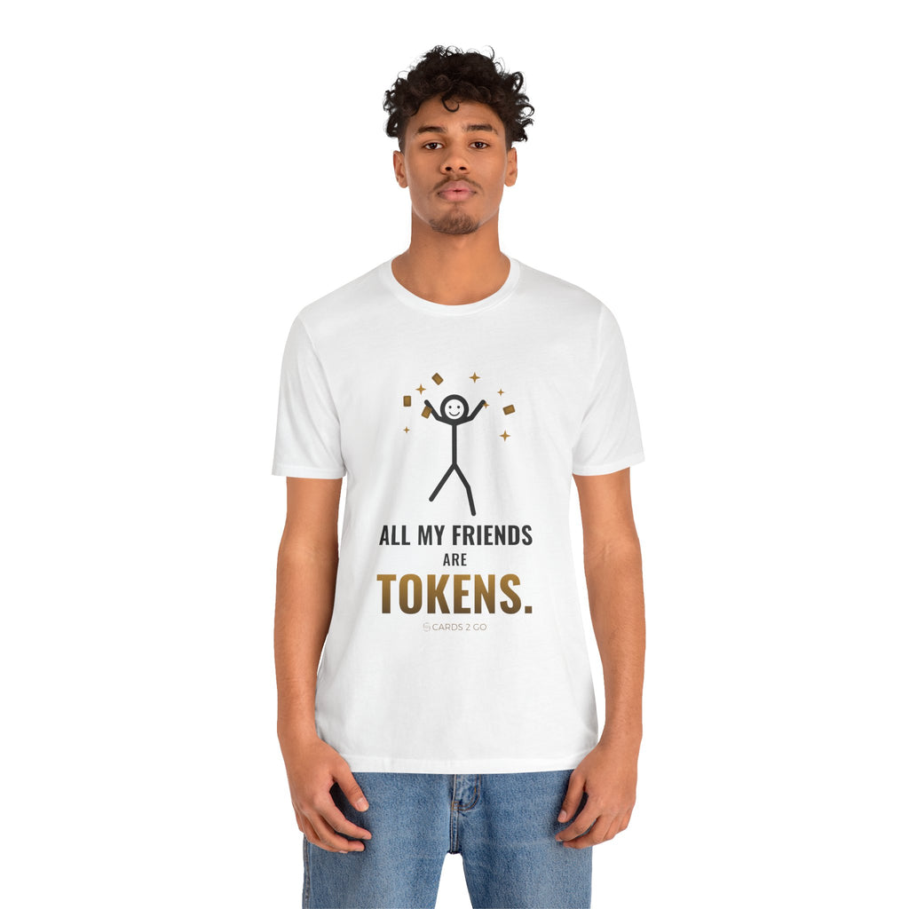 All My Friends Are Tokens Illustrated Tee