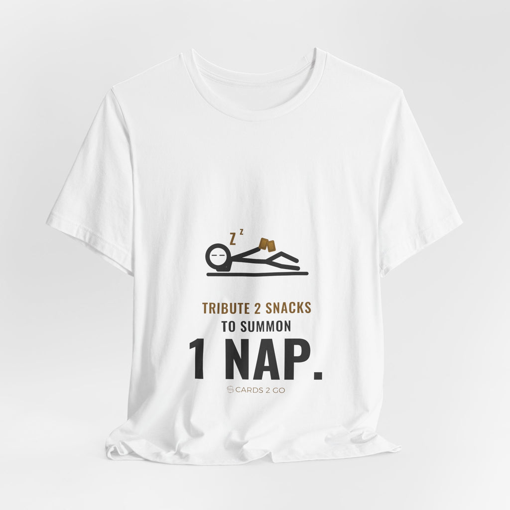 Tribute 2 Snacks To Summon 1 Nap Illustrated Tee