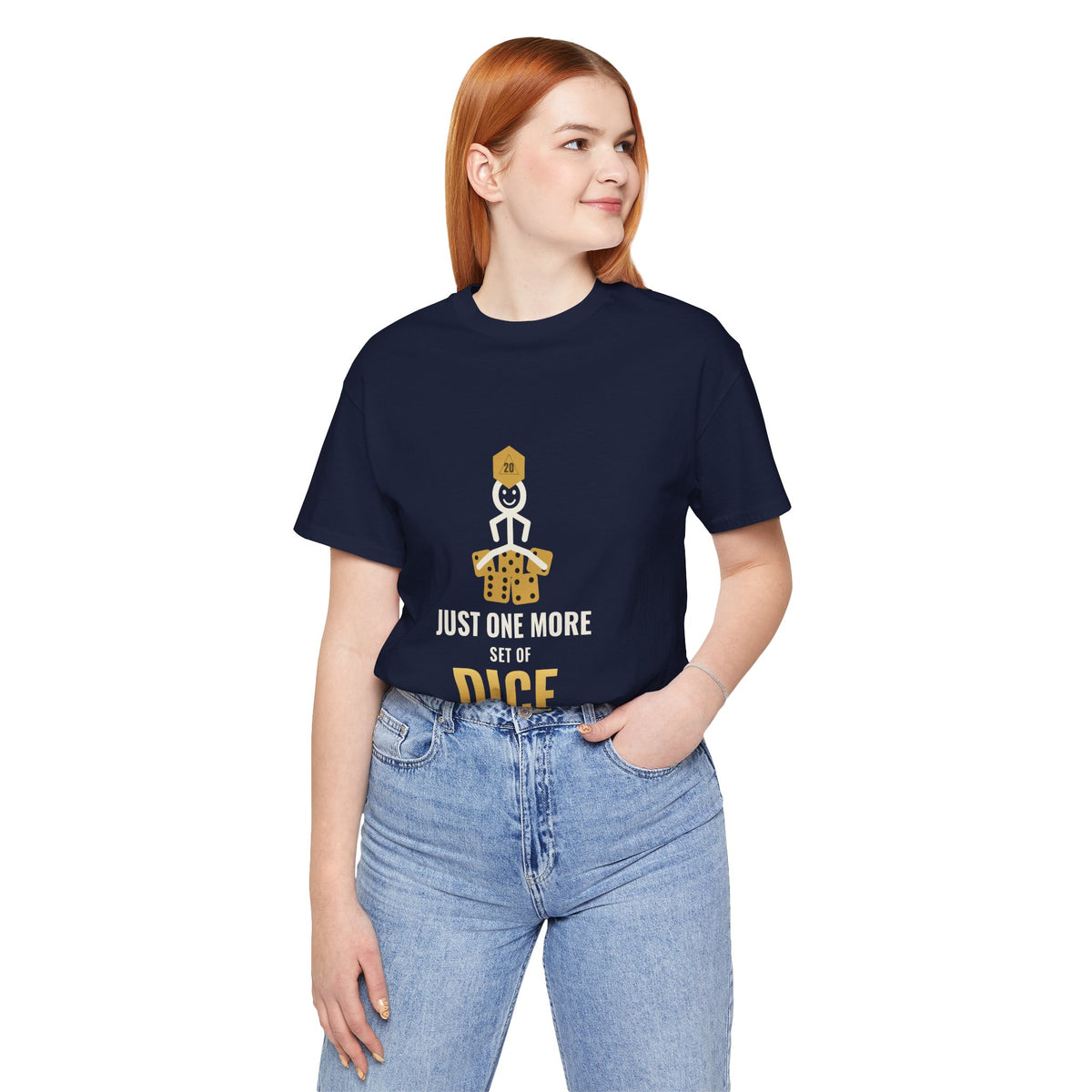 Just One More Set Of Dice Illustrated Tee