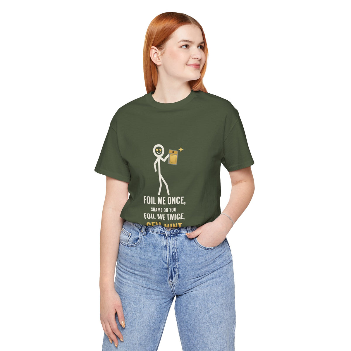 Foil Me Twice, Gem Mint Illustrated Tee