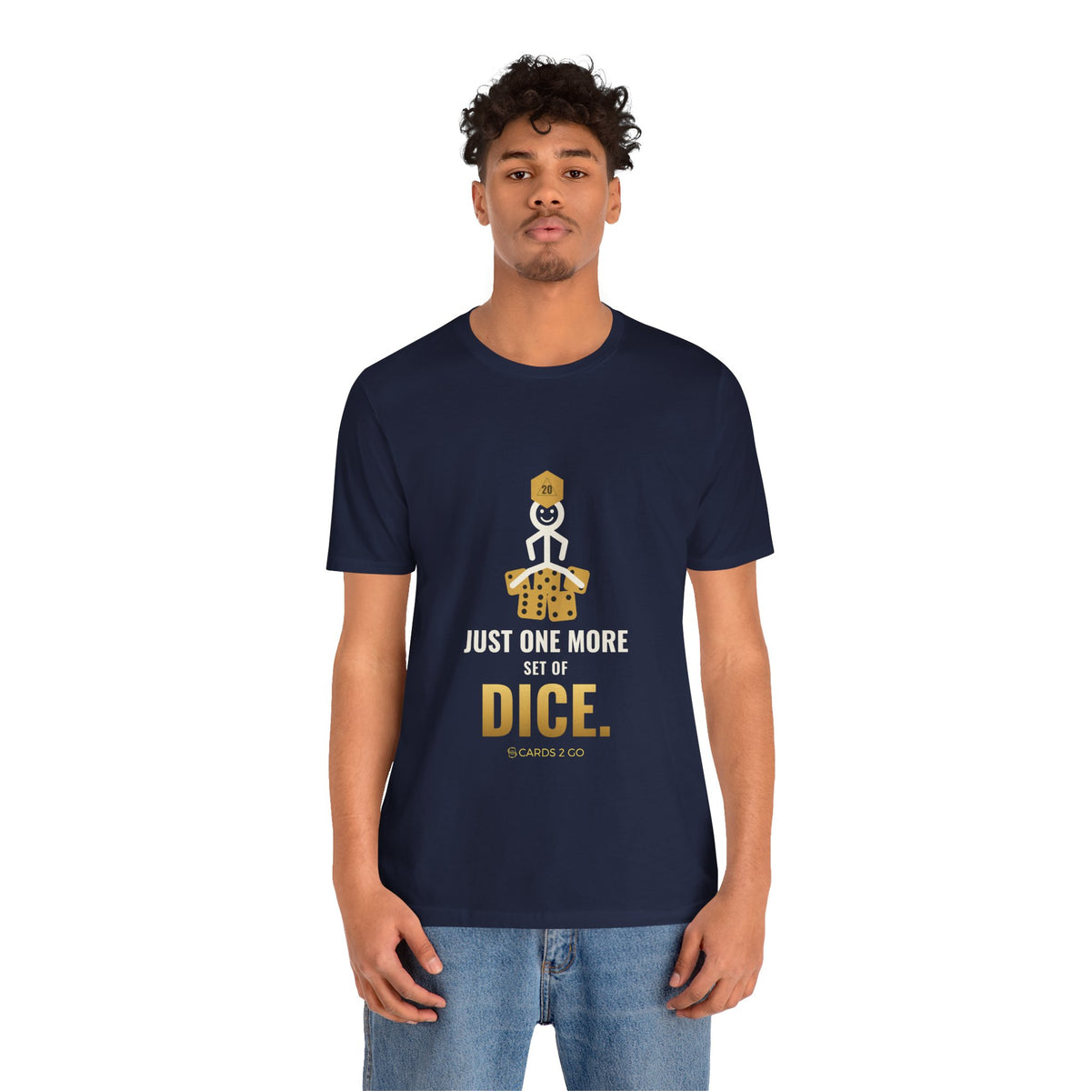 Just One More Set Of Dice Illustrated Tee