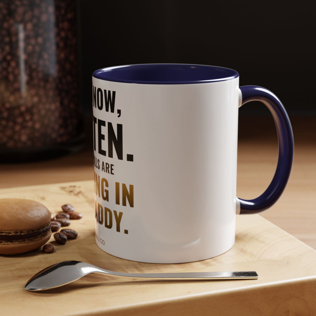 Not Now Kitten, The Walls Are Closing In On Daddy Mug