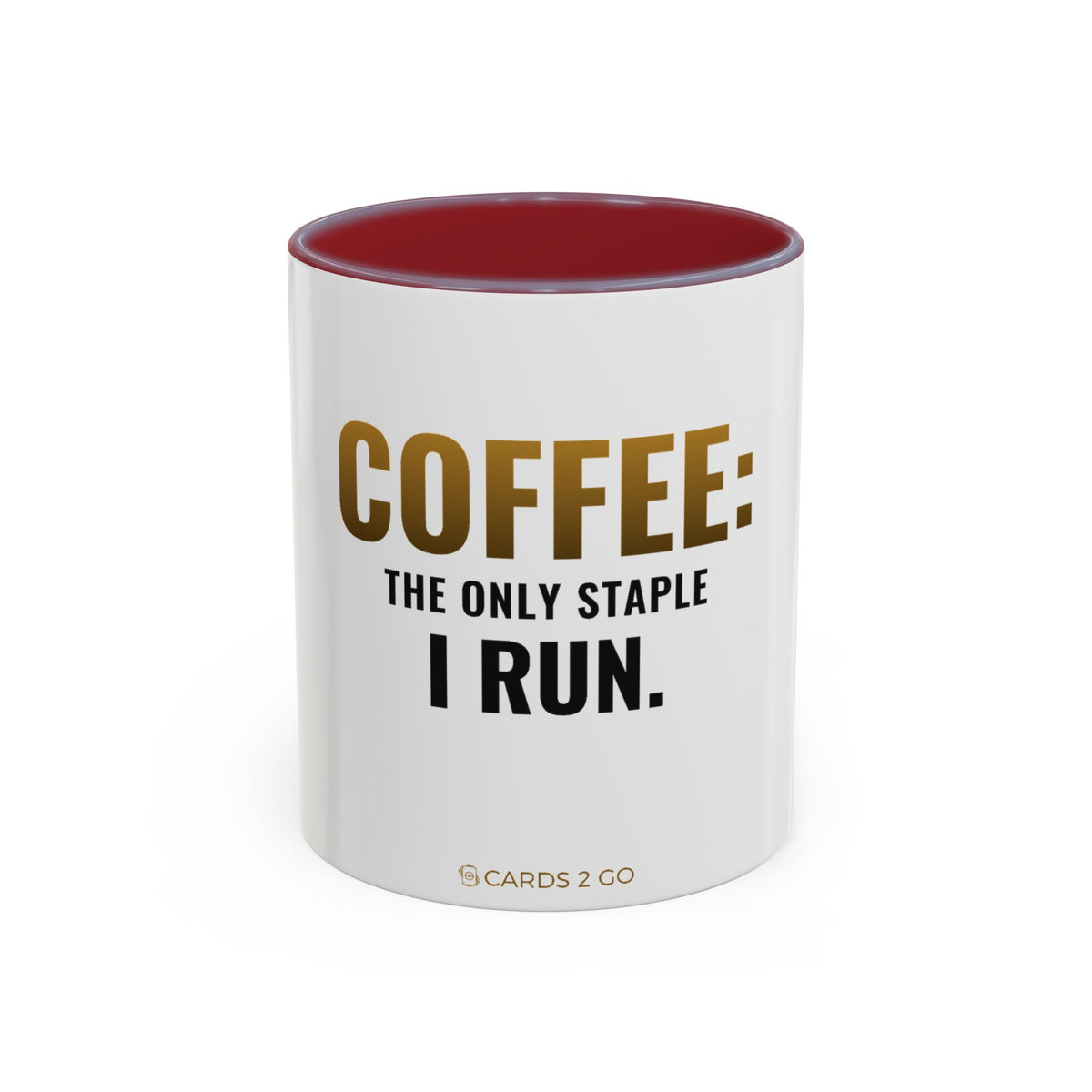 Coffee: The Only Staple I Run Mug