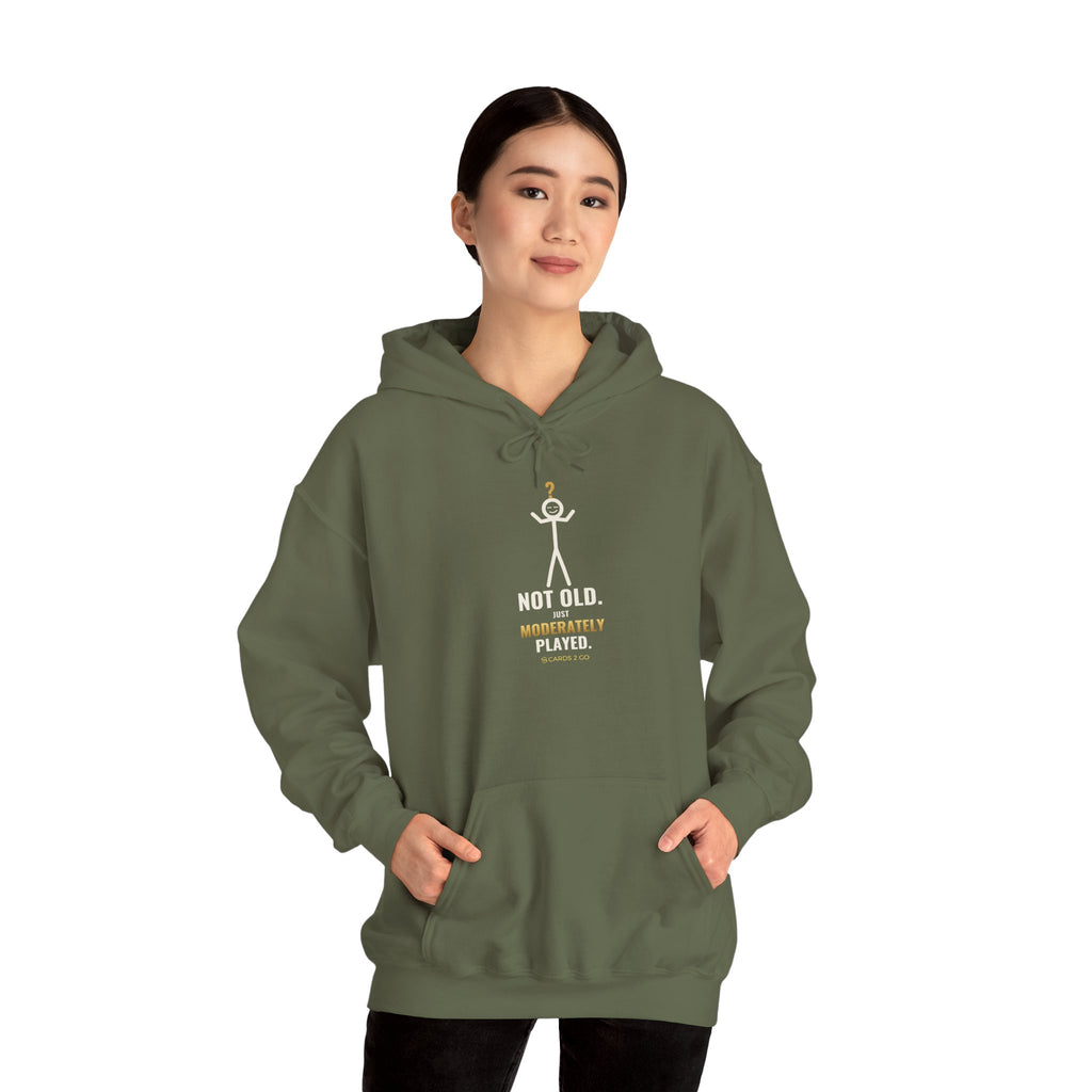 Not Old, Just Moderately Played Illustrated Hoodie