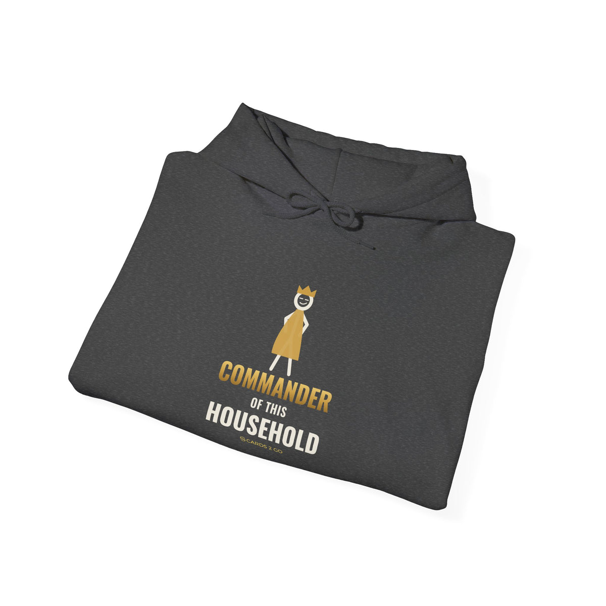 Commander Of This Household Illustrated Hoodie