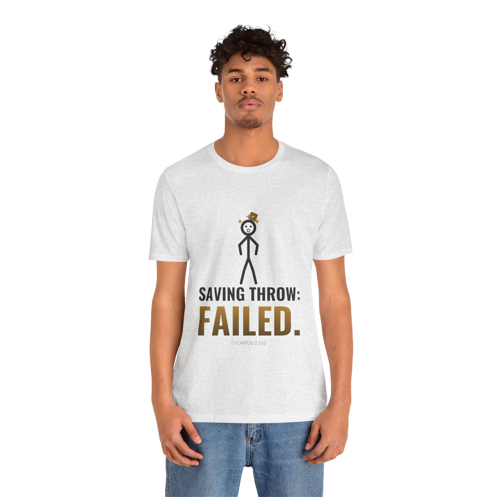 Saving Throw: Failed Illustrated Tee