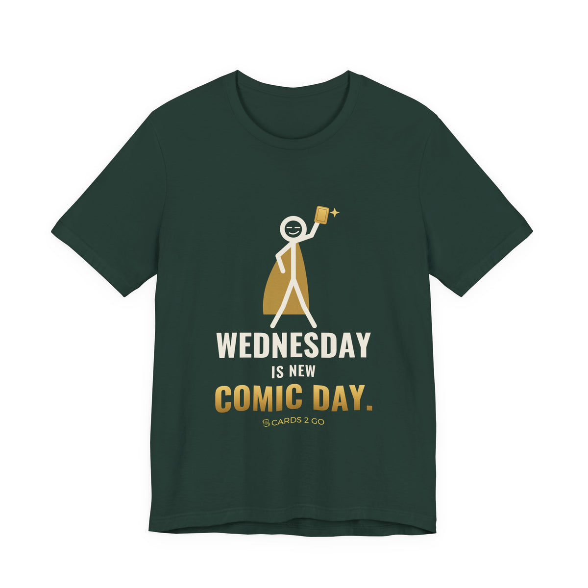 Wednesday Is New Comic Day Illustrated Tee