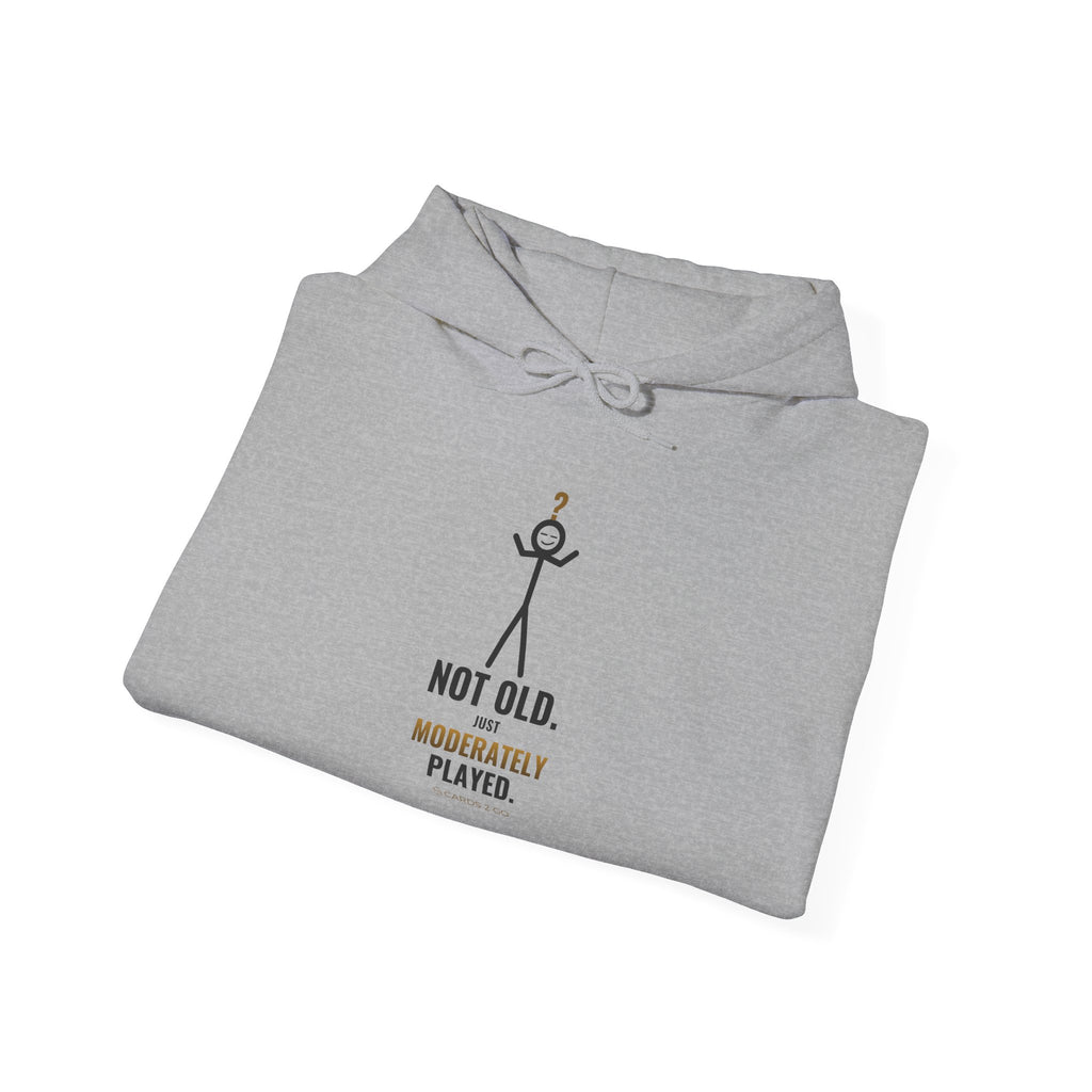 Not Old, Just Moderately Played Illustrated Hoodie