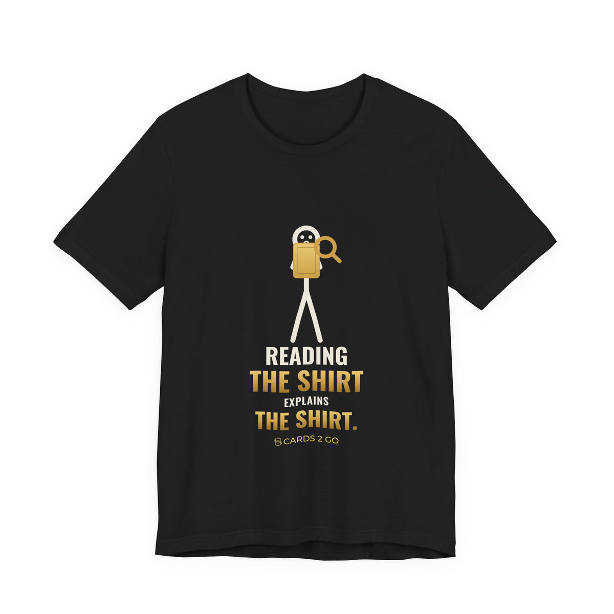 Reading The Shirt Explains The Shirt Illustrated Tee