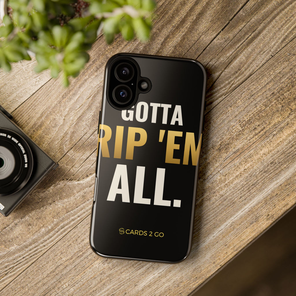 Gotta Rip 'Em All iPhone Case