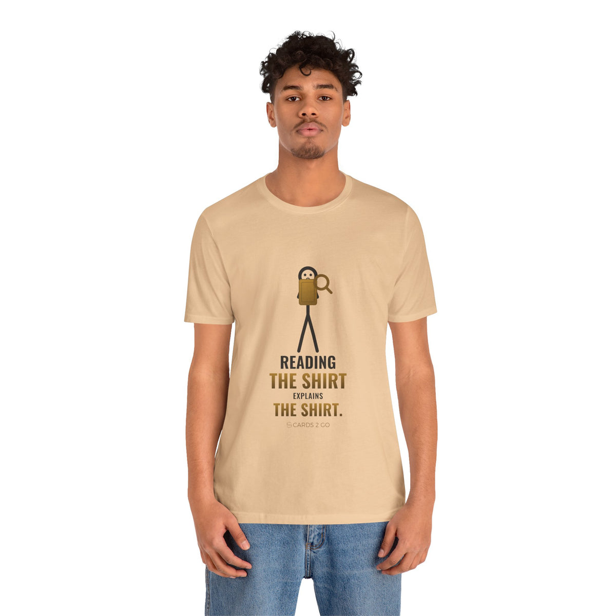 Reading The Shirt Explains The Shirt Illustrated Tee