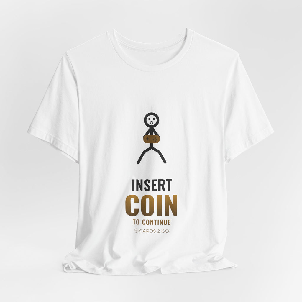 Insert Coin To Continue Illustrated Tee
