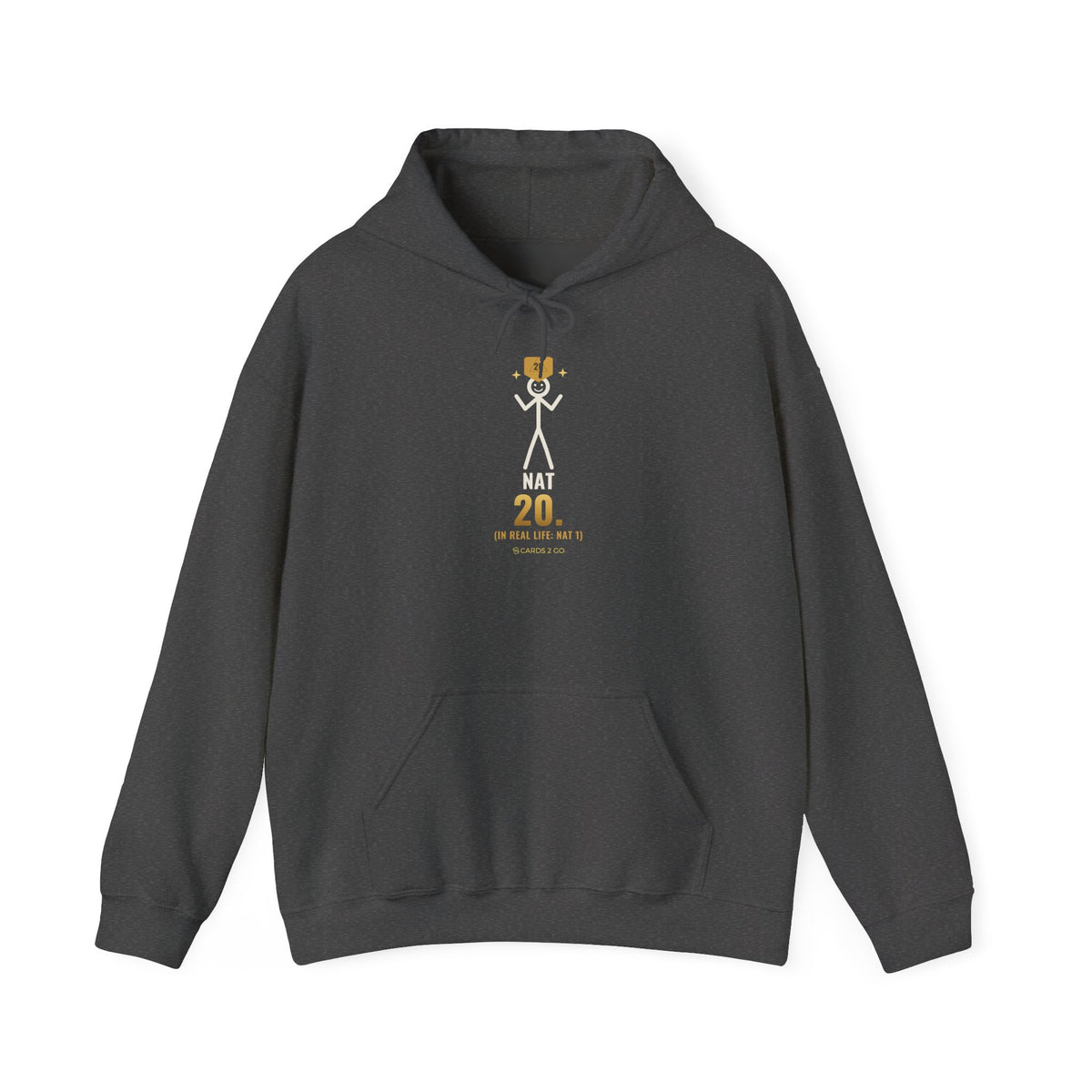 Nat 20 (In Real Life: Nat 1) Illustrated Hoodie
