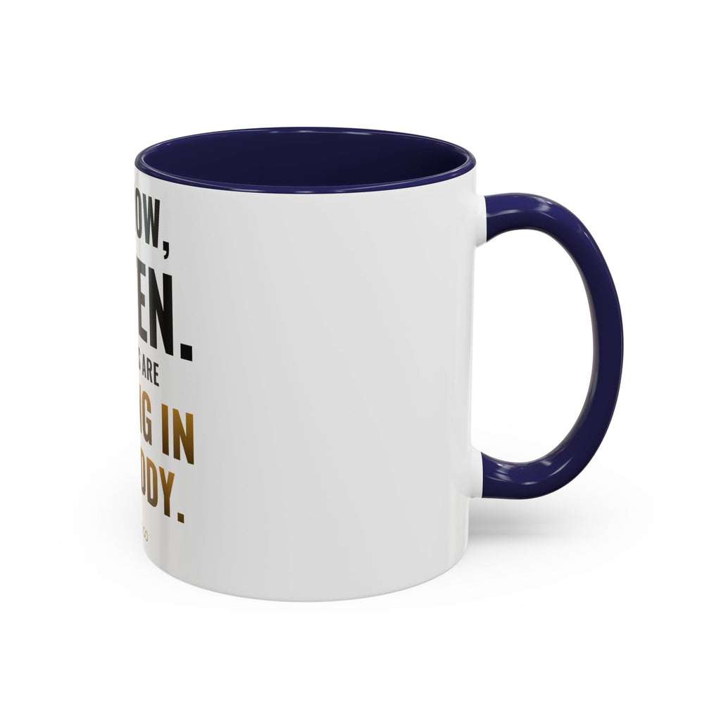 Not Now Kitten, The Walls Are Closing In On Daddy Mug