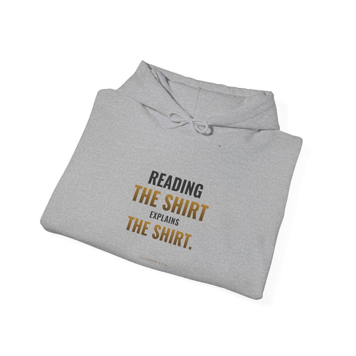 Reading The Shirt Explains The Shirt Hoodie