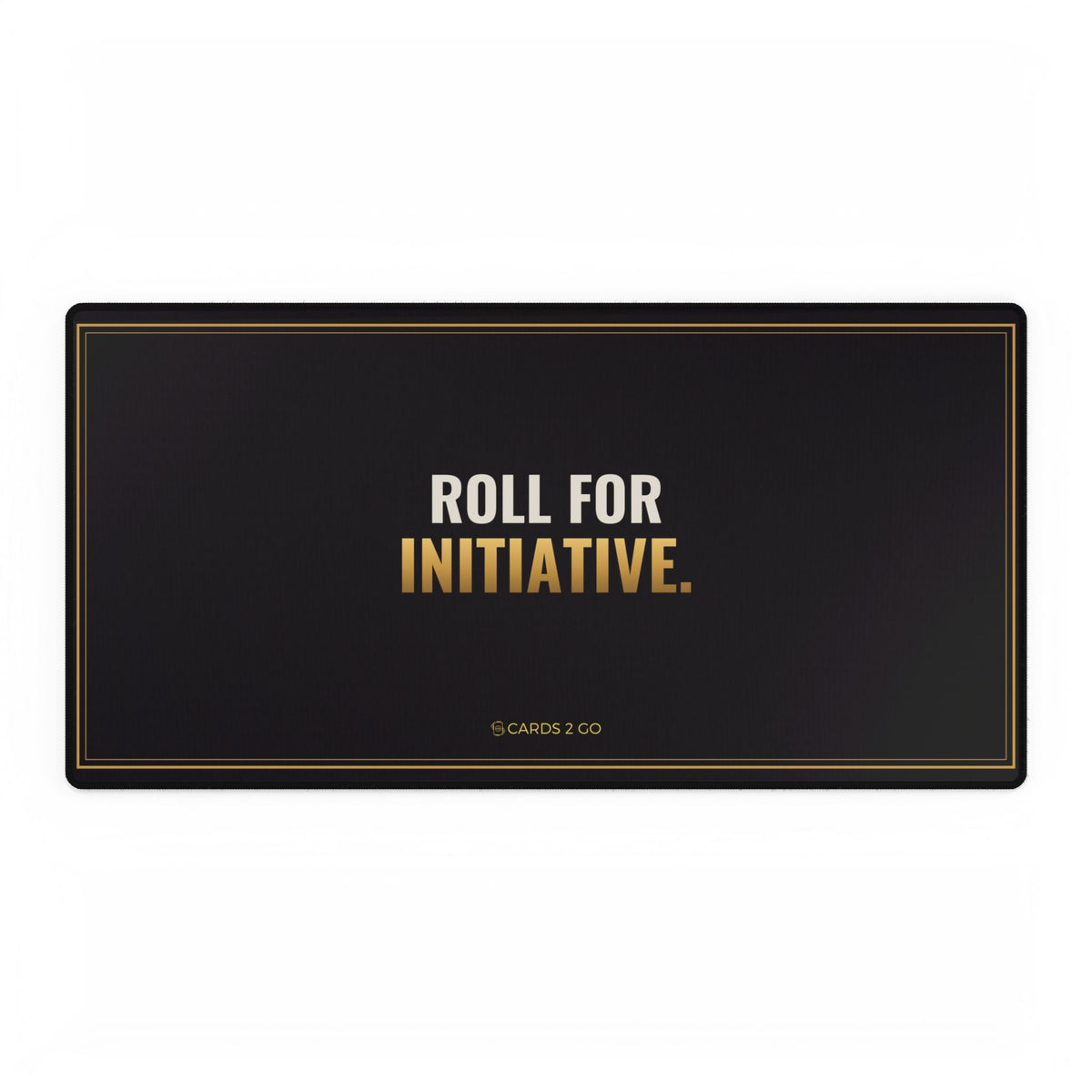Roll For Initiative Playmat Desk Mat – funny D&D playmat desk mat by Cards2Go