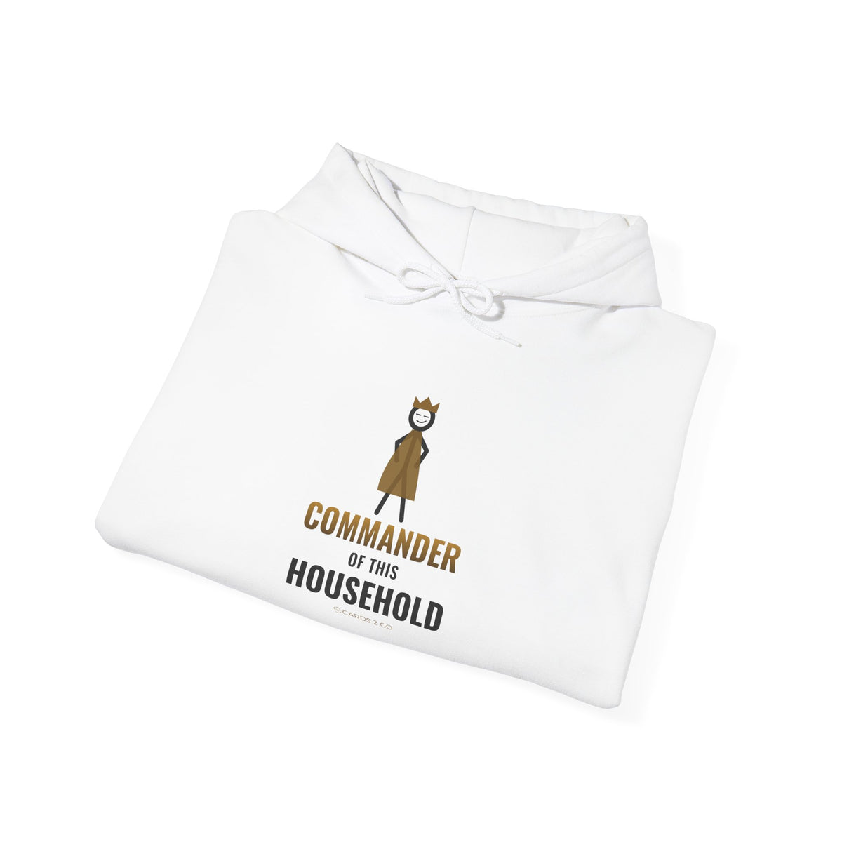 Commander Of This Household Illustrated Hoodie