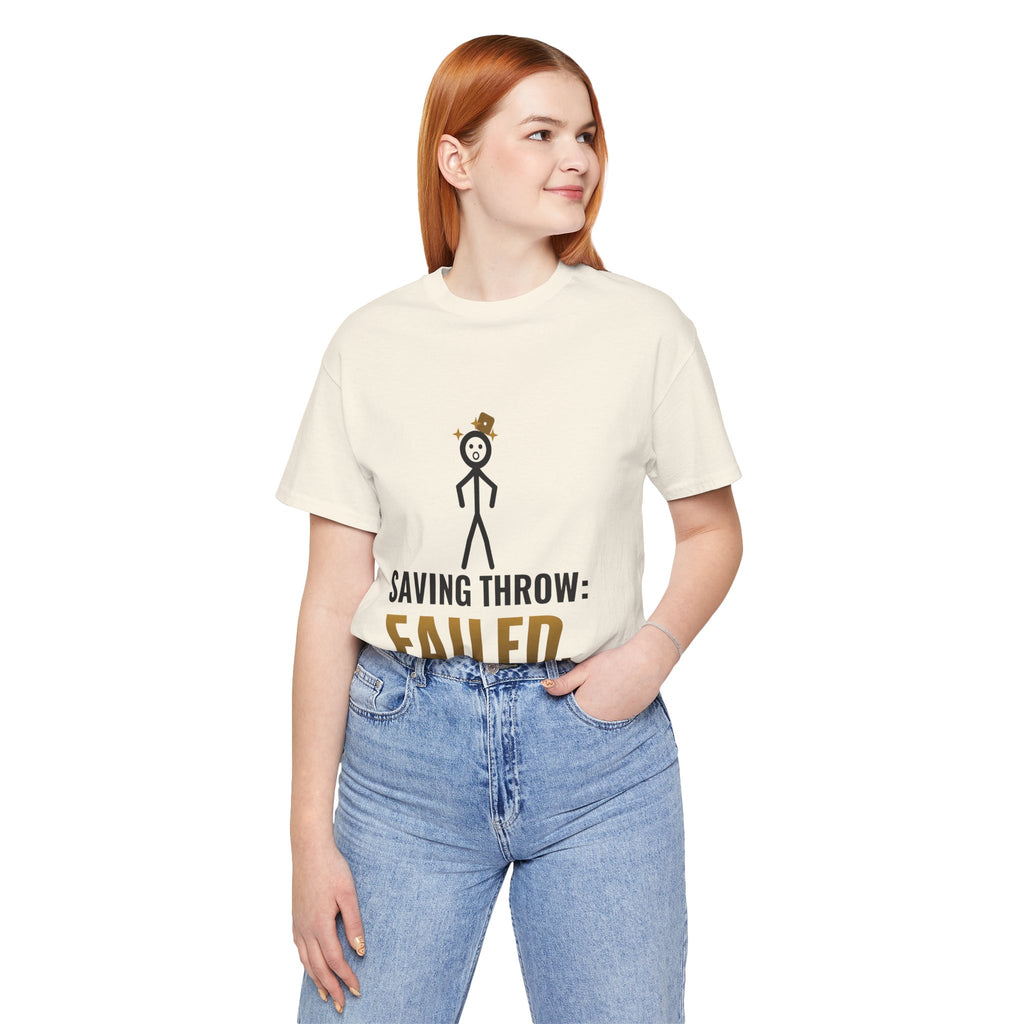 Saving Throw: Failed Illustrated Tee