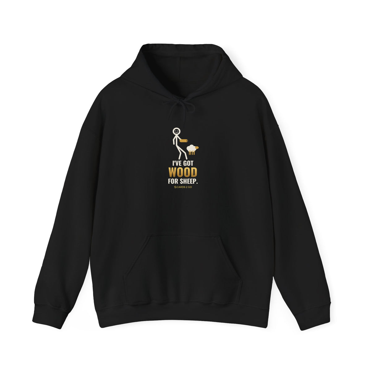 I've Got Wood For Sheep Illustrated Hoodie