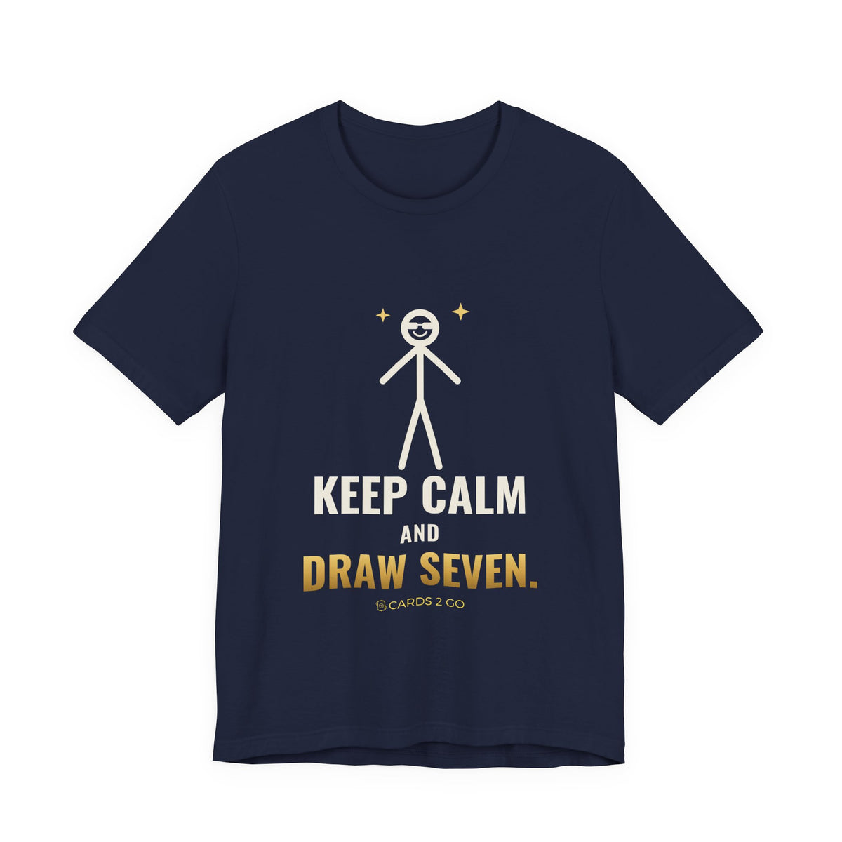 Keep Calm And Draw Seven Illustrated Tee