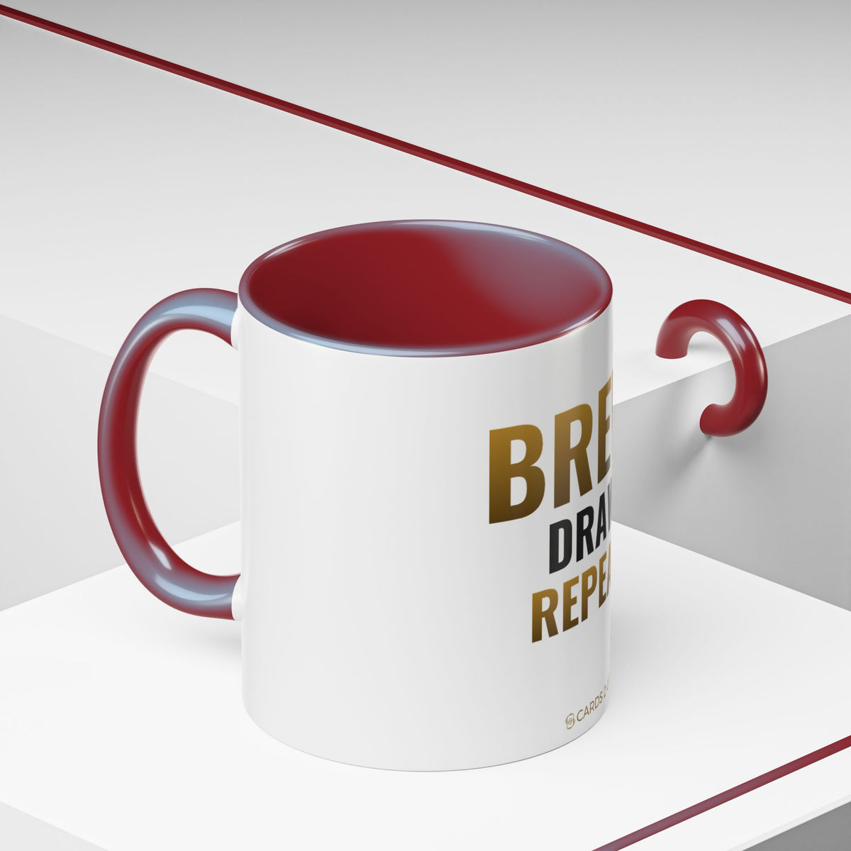 Brew. Draw. Repeat. Mug