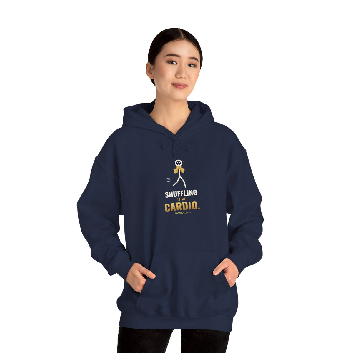 Shuffling Is My Cardio Illustrated Hoodie