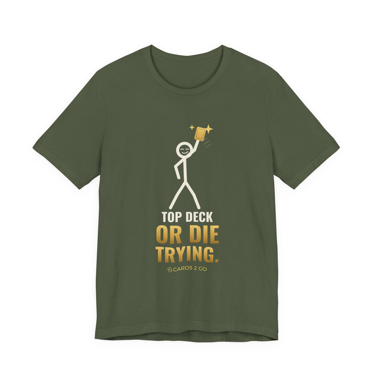 Top Deck Or Die Trying Illustrated Tee