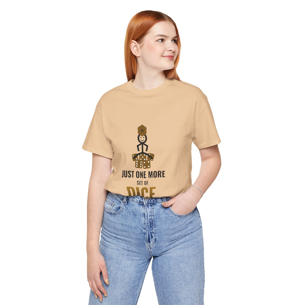 Just One More Set Of Dice Illustrated Tee