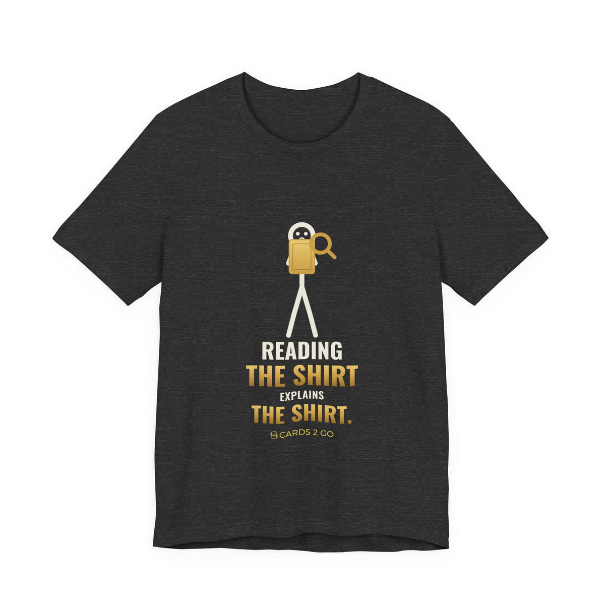 Reading The Shirt Explains The Shirt Illustrated Tee