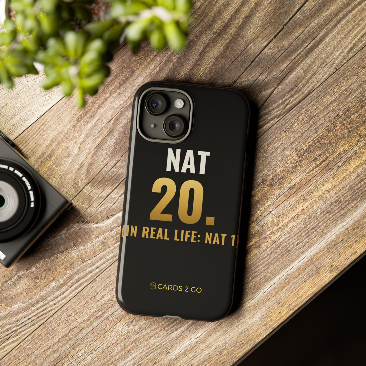 Nat 20 (In Real Life: Nat 1) iPhone Case