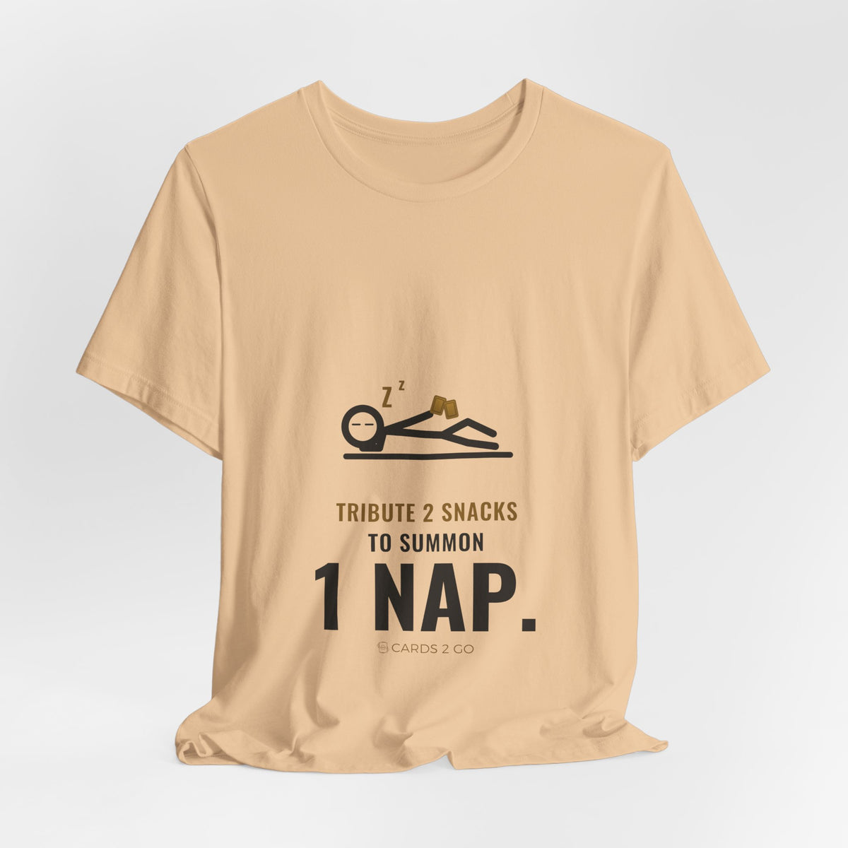 Tribute 2 Snacks To Summon 1 Nap Illustrated Tee