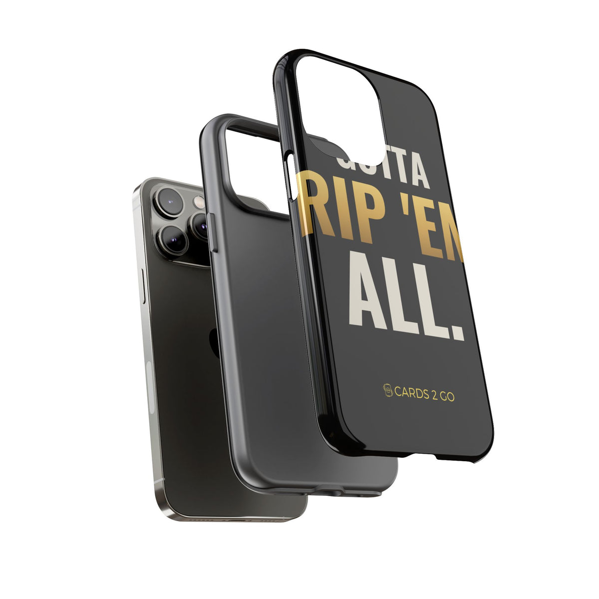 Gotta Rip 'Em All iPhone Case