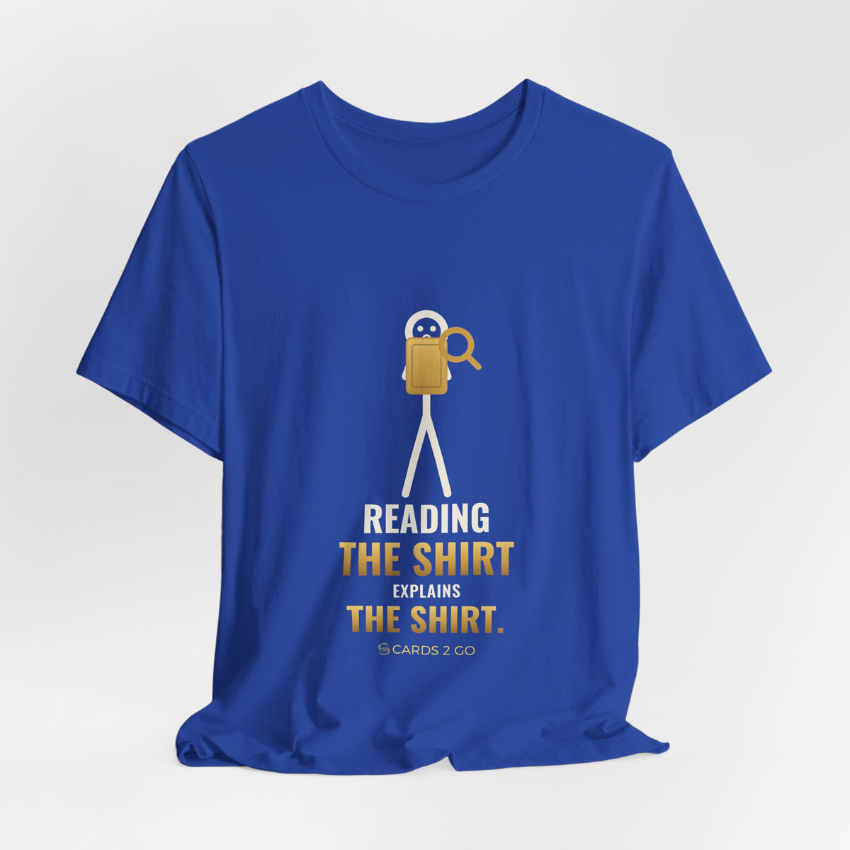 Reading The Shirt Explains The Shirt Illustrated Tee