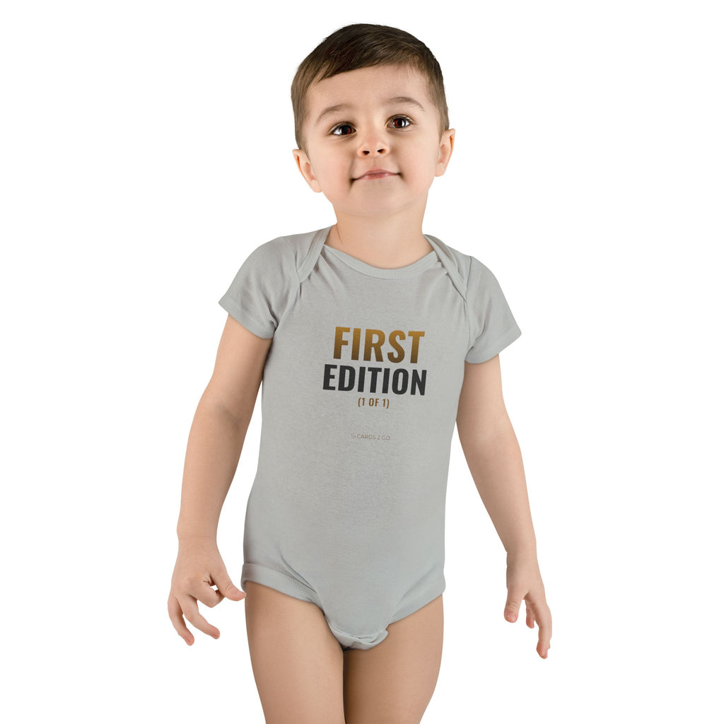 First Edition Baby Onesie